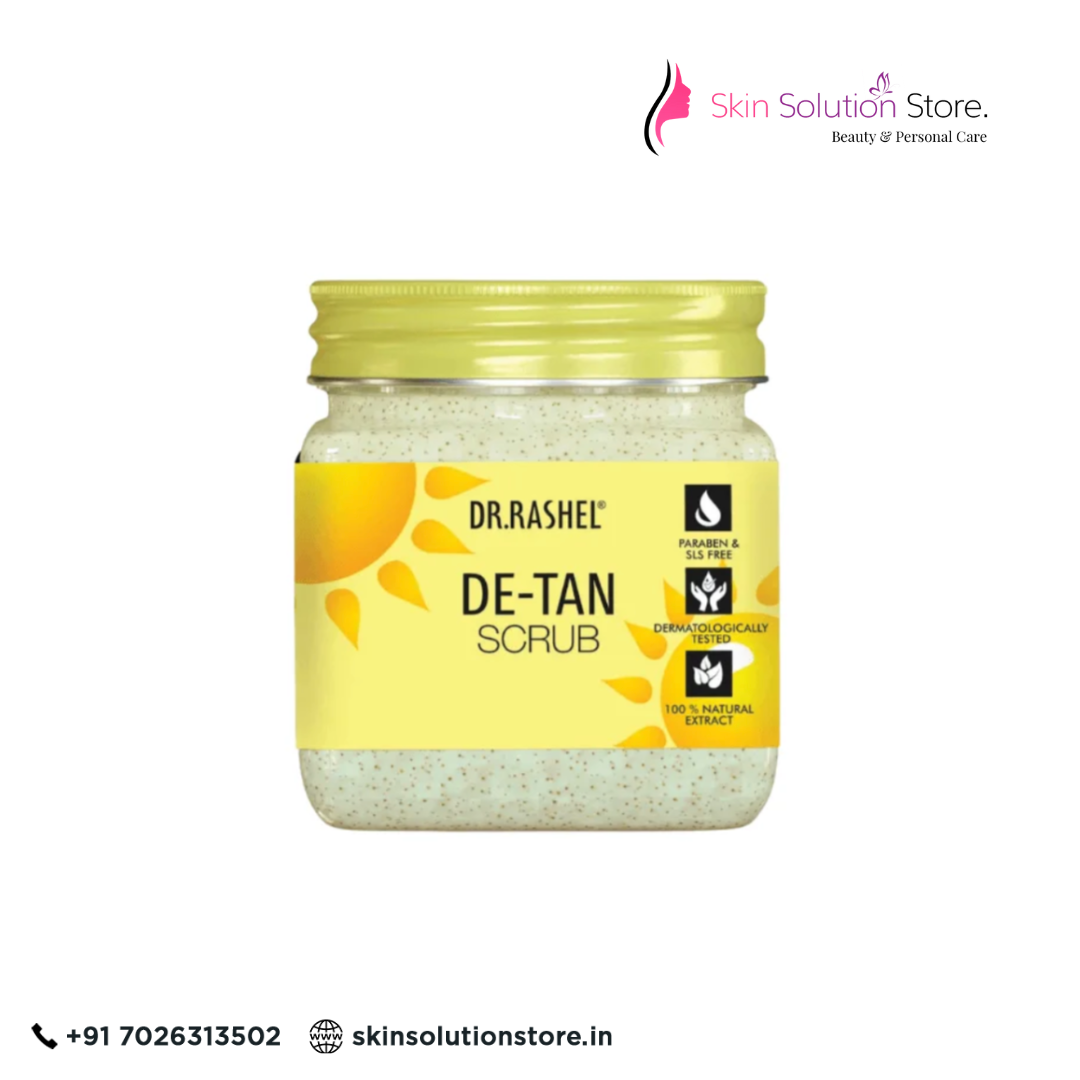 Dr. Rashel De-Tan Face & Body Scrub – Brightening, Exfoliating & Tan Removal Care