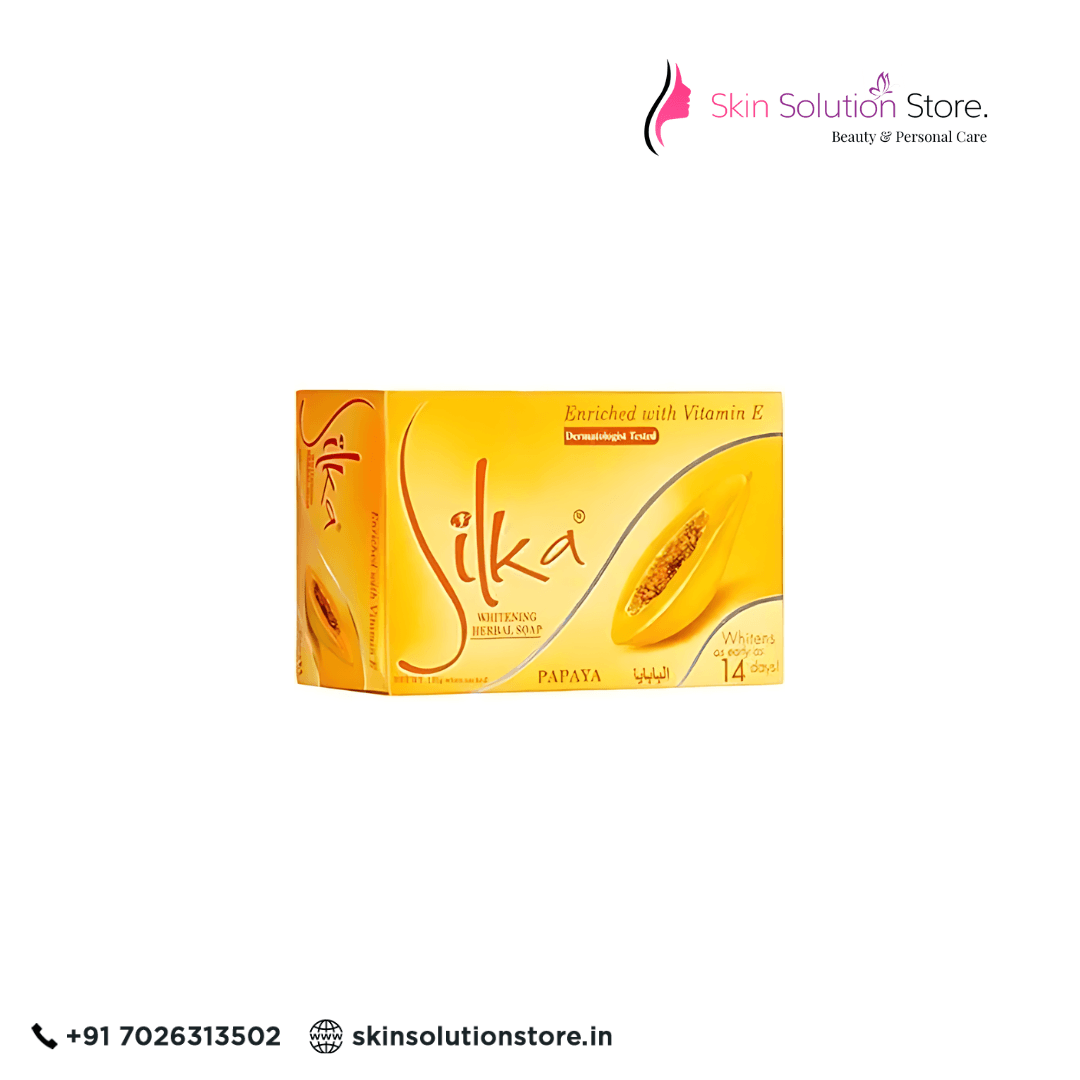 Silka Papaya Skin Whitening Soap 135g