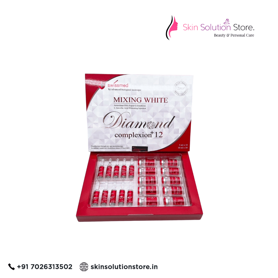 Swissmed Mixing White Diamond Complexion 12 Glutathione Skin Whitening Skin Whitening Glutathione Injection