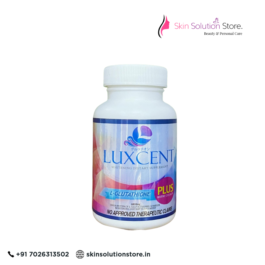 Luxcent Luminous L-Glutathione with Marine Collagen 60 Caps | Japan Formula
