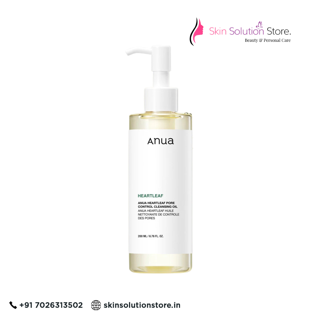 Anua Heartleaf Pore Control Cleansing Oil 200ml | Gentle Makeup & Sebum Care
