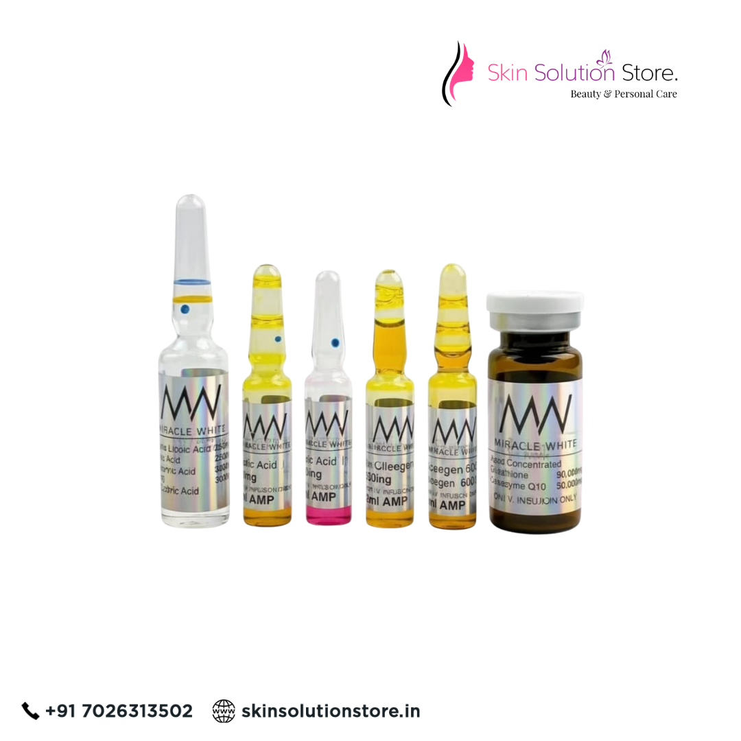 Miracle White Enhance 90000mg Glutathione Skin Whitening Glutathione Injection One Session - 1 Session - Switzerland
