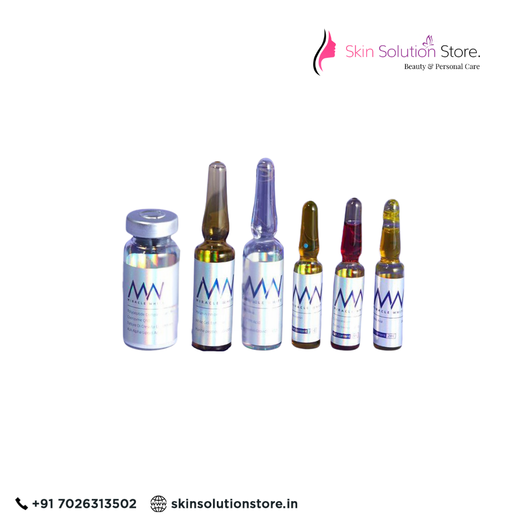 Miracle White 99000000mg Glutathione Injection | 1 Session Whitening Care