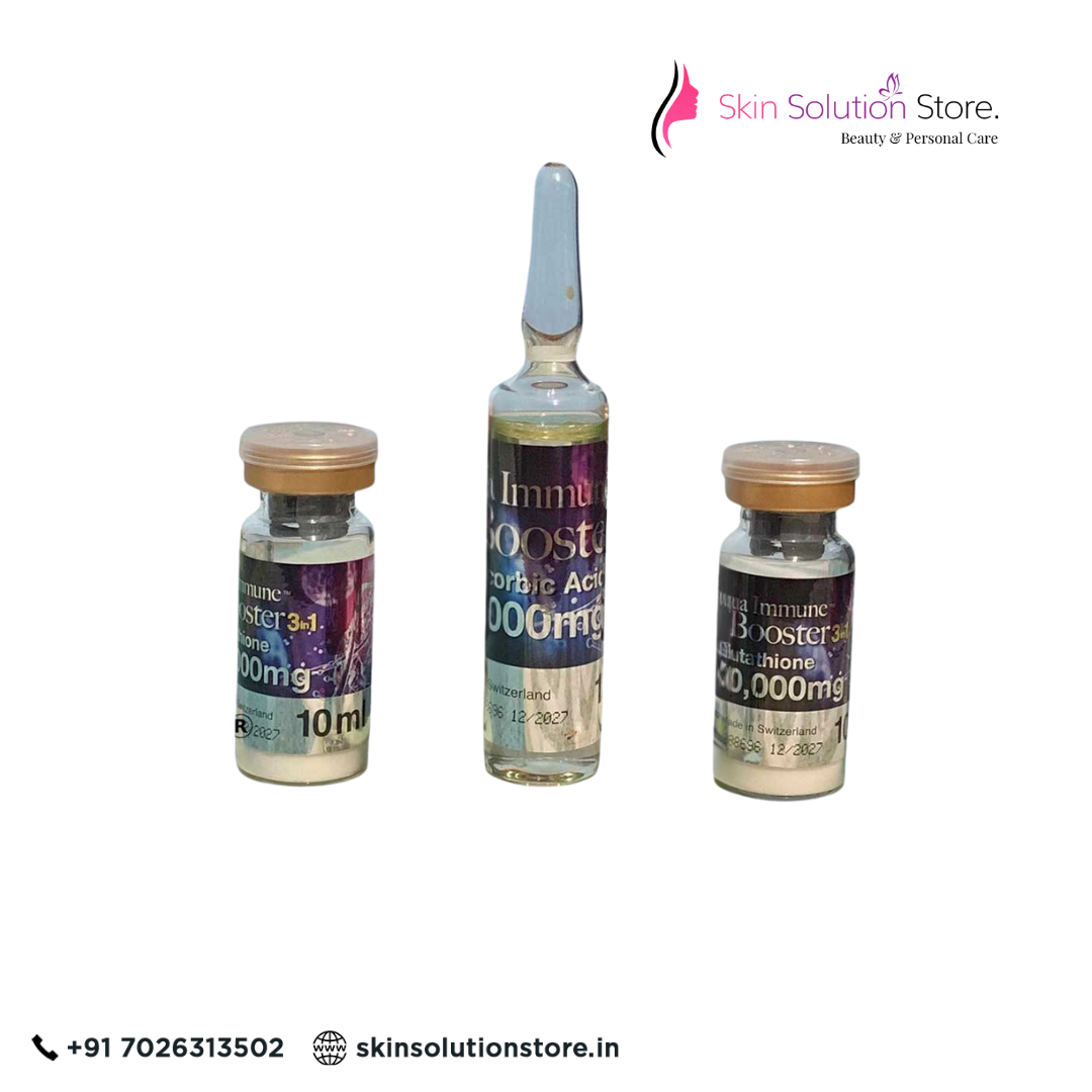 Aqua Immune Booster 3 in 1 Glutathione Injection | Whitening & Wellness Care