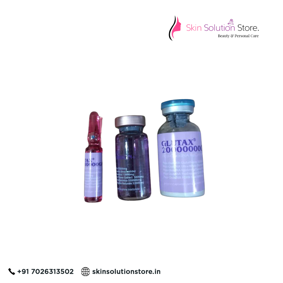 Glutax 20000000GN+ Recombined White Glutathione Injection | 1 Session Whitening Care