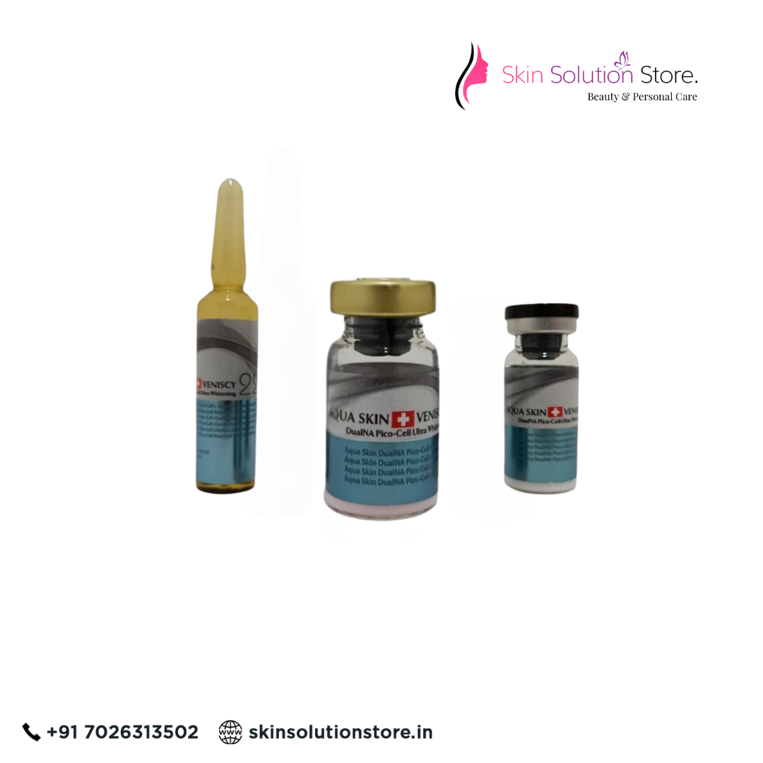 Aqua Skin Veniscy 22 Glutathione Skin Whitening Injection | 1 Session Radiance Care