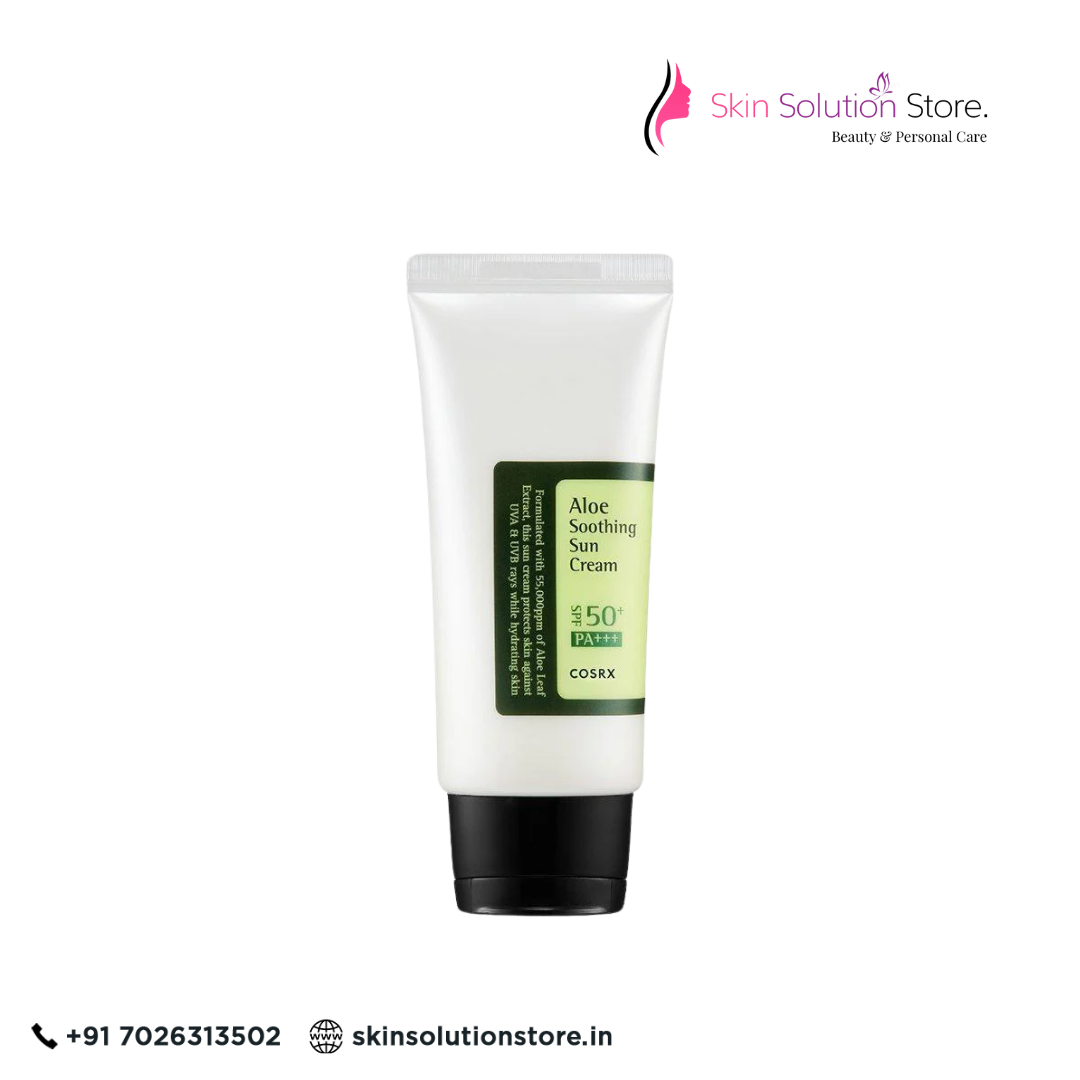 Aloe Soothing Sun Cream SPF50+ PA+++ 50ml | Hydrating & Calming Sunscreen