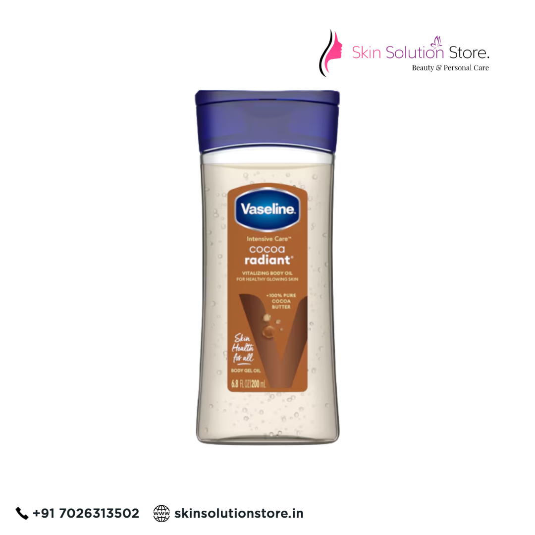 Vaseline Intensive Care Cocoa Radiant Gel Oil | Deep Glow & Nourishment