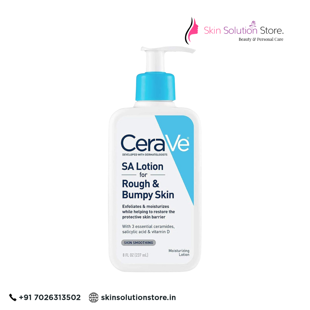 CeraVe SA Smoothing Lotion 237ml | Exfoliating Moisturizer for Rough & Bumpy Skin