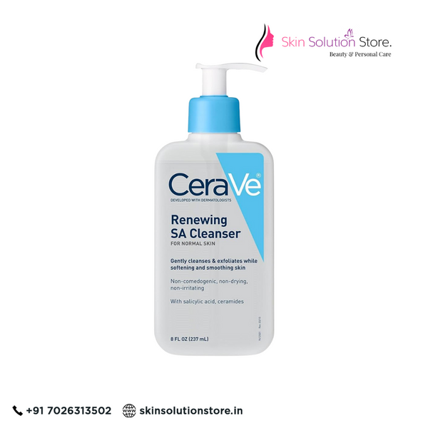 CeraVe Renewing SA Cleanser 237ml | Exfoliating Face & Body Wash with ...