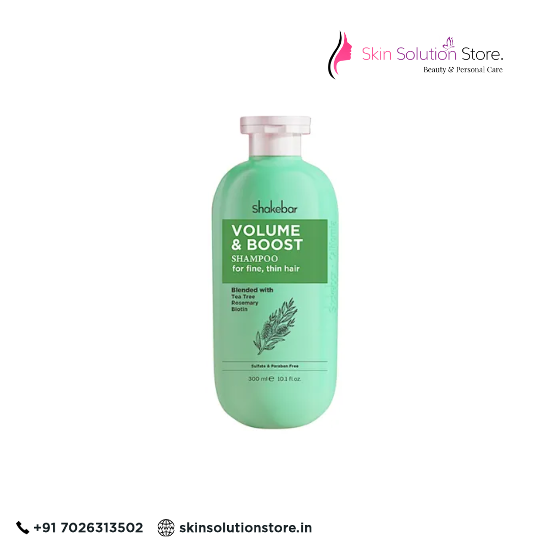 Shakebar Volume & Boost Shampoo 300ml | Lightweight Cleanse & Fullness Care