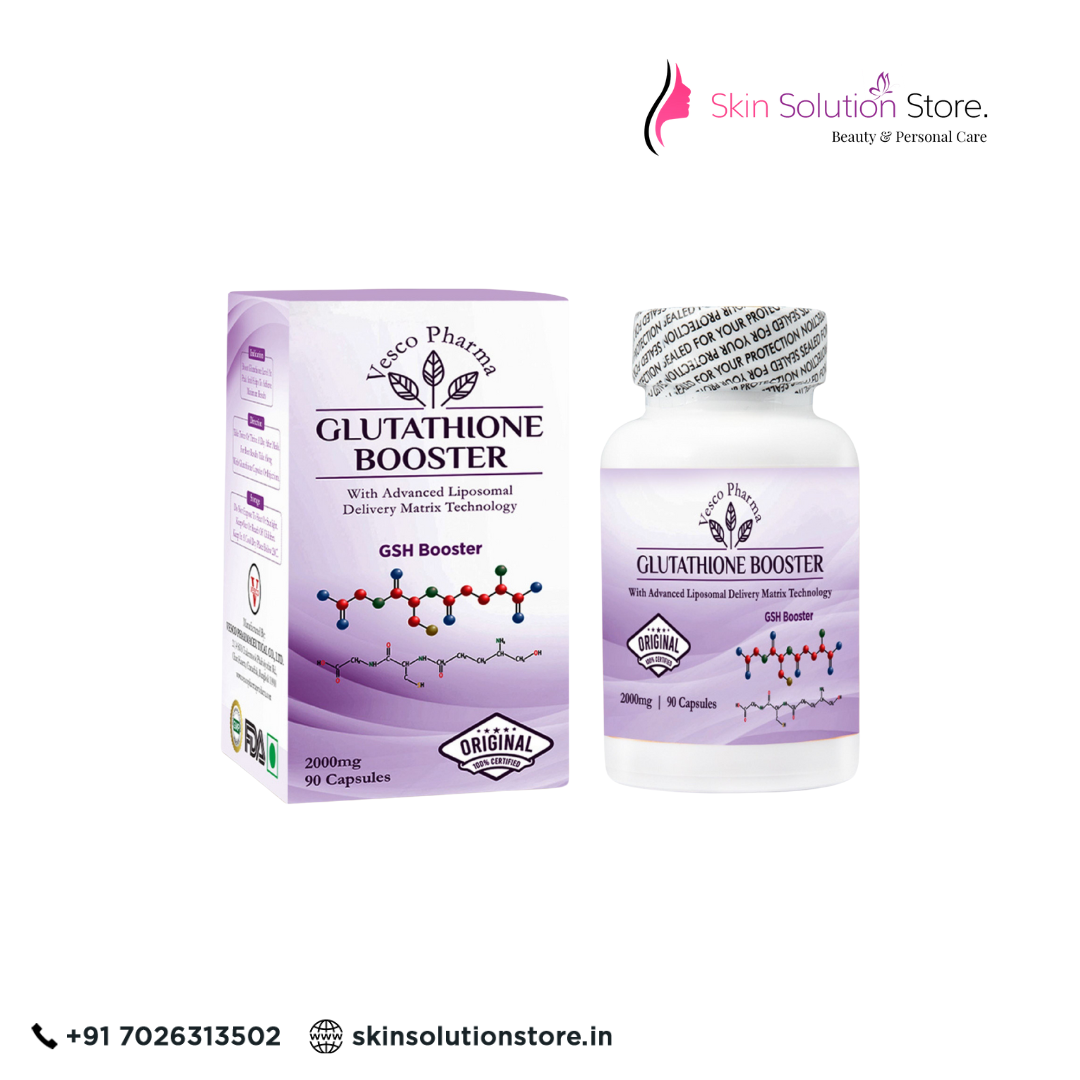 Vesco Pharma Glutathione Booster Capsules | Skin Brightening & Detox Support